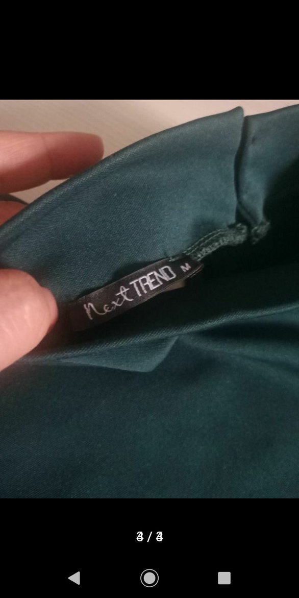 Kadın Koyu Yeşil Boğazlı Basic Kazak - Görsel 2