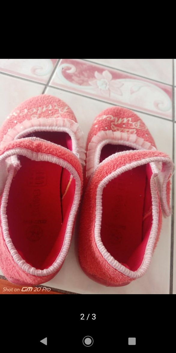 Pembe Kız Bebek İlk Adım Ayakkabısı - Görsel 2