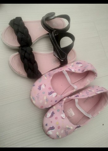 LC Waikiki Kız Çocuk Pembe Baskılı Terlik - Görsel 2