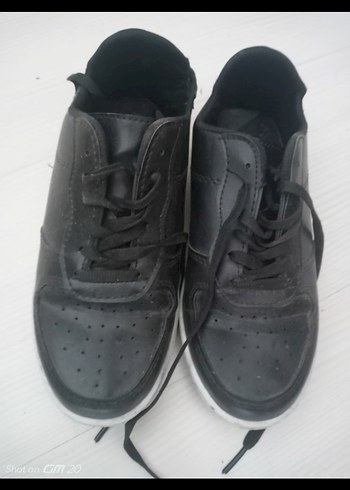 Siyah Spor Kadın Sneakers - Görsel 3