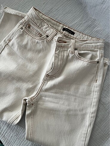 xs Beden Krem kot pantolon