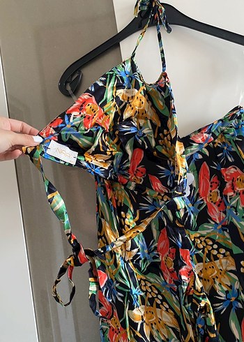 Naia Çiçek Desenli Askılı Uzun Bohem Takım - Görsel 3