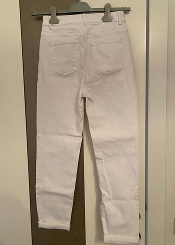 Twist Beyaz Mom Jean Pantolon - Görsel 3