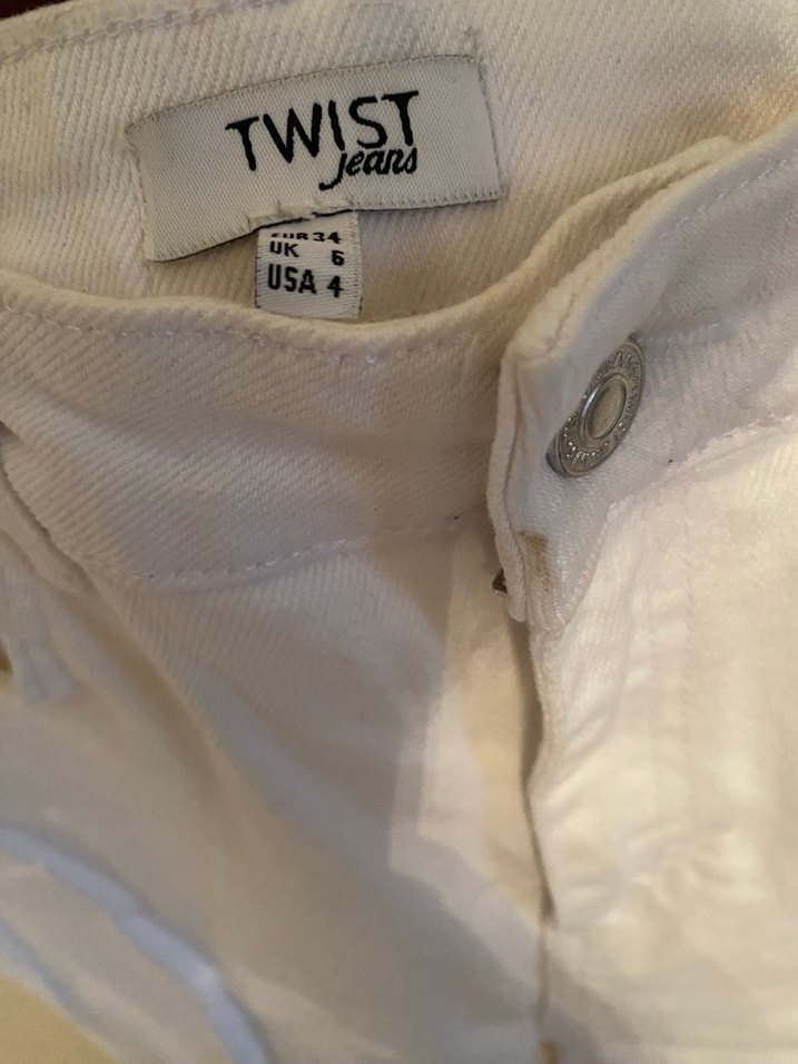 Twist Beyaz Mom Jean Pantolon - Görsel 2