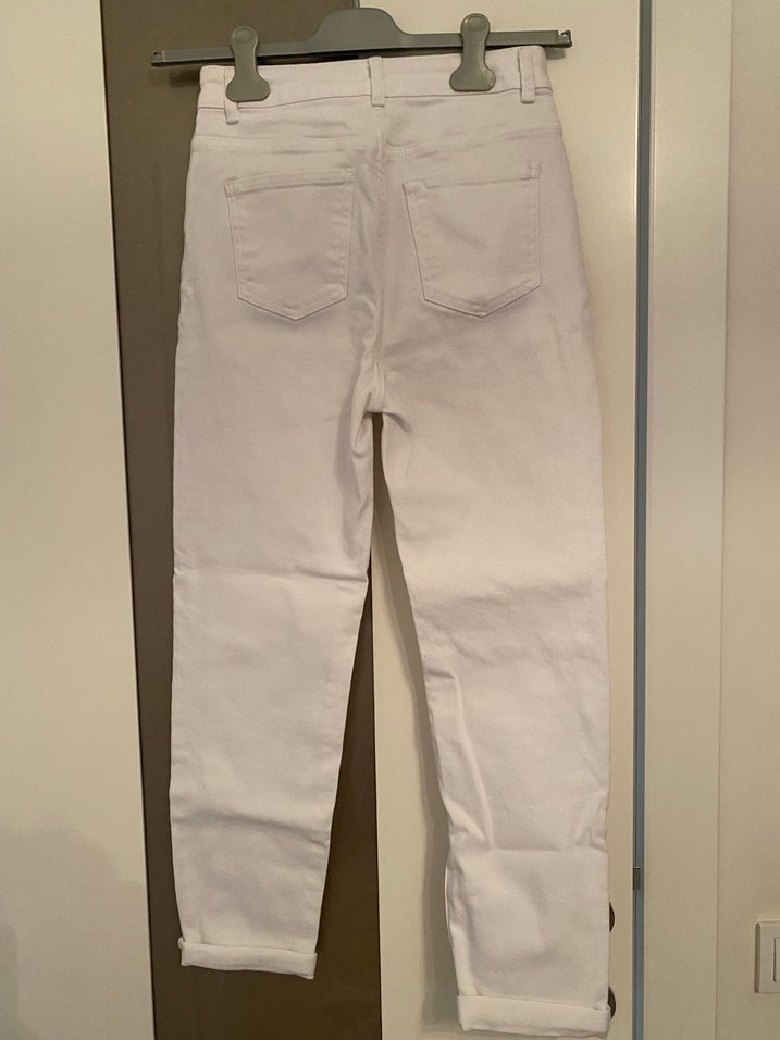 Twist Beyaz Mom Jean Pantolon - Görsel 3