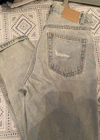 Pull and Bear kadın Mom Jean - Görsel 3