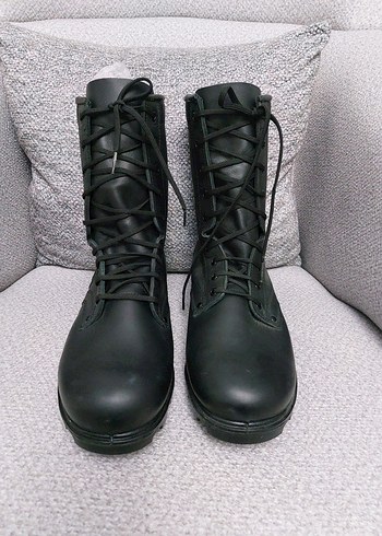 Siyah Kamuflaj Desenli Erkek Rubber Bot - Görsel 6