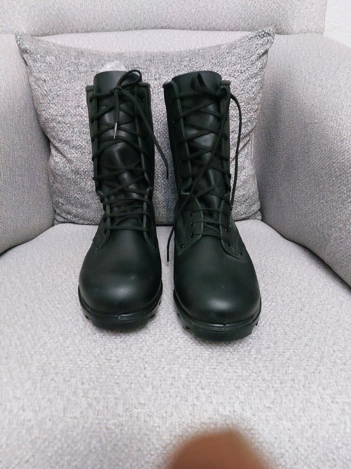 Siyah Kamuflaj Desenli Erkek Rubber Bot - Görsel 3