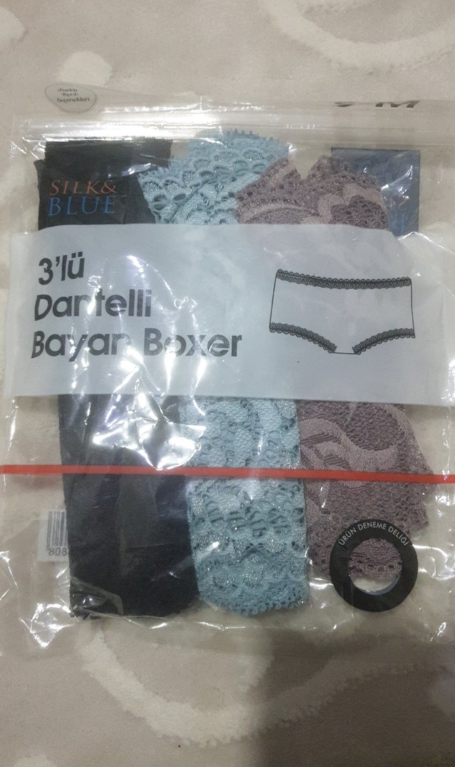 Dantelli Bayan Boxer 3 lü - Görsel 2