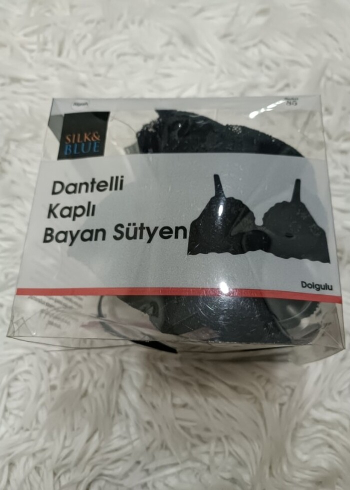 Dantelli kaplı sütyen - Görsel 2