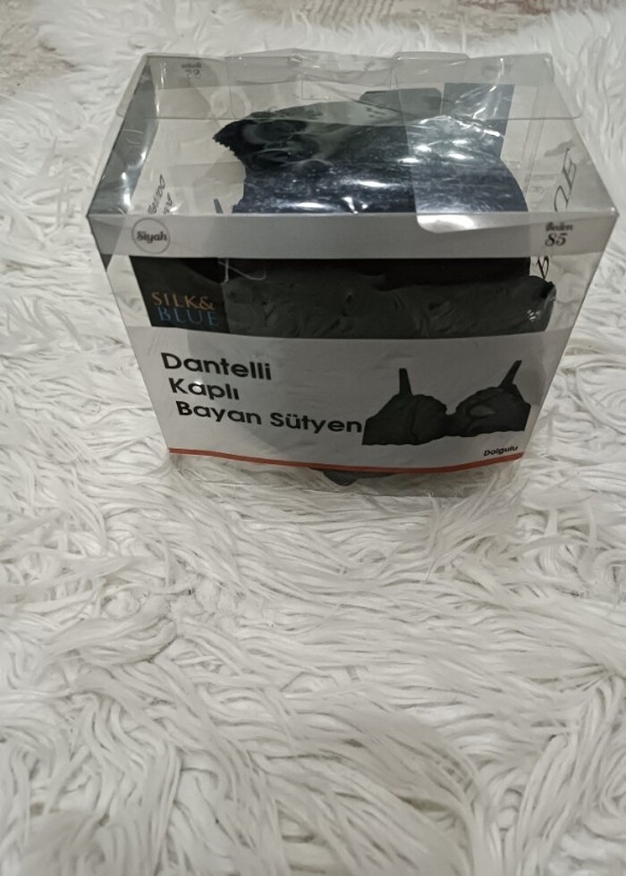 Dantelli kaplı sütyen - Görsel 3