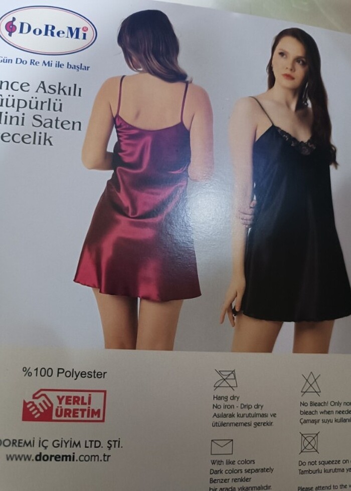 Saten Gecelik - Görsel 2