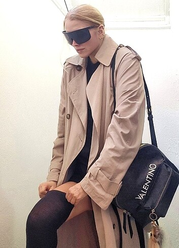 xs Beden Oversize trenckot