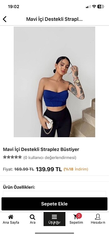 straplez crop