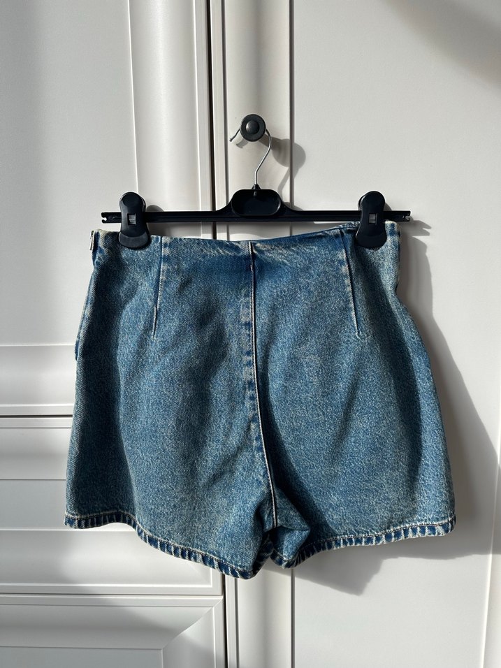 Kot Şort etek - Görsel 2