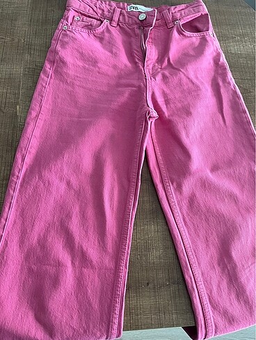 Zara muadil yüksek bel pembe pantolon