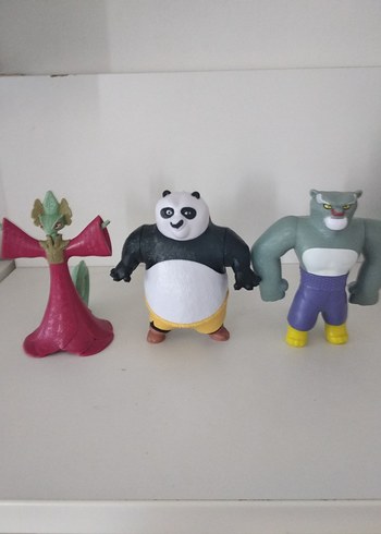 Renkli 3'lü Aksiyon Figürleri Seti