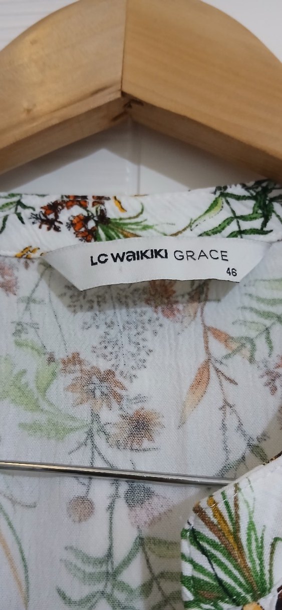 Bohem Desenli V Yaka Pamuklu Kadın Gömlek - Görsel 3