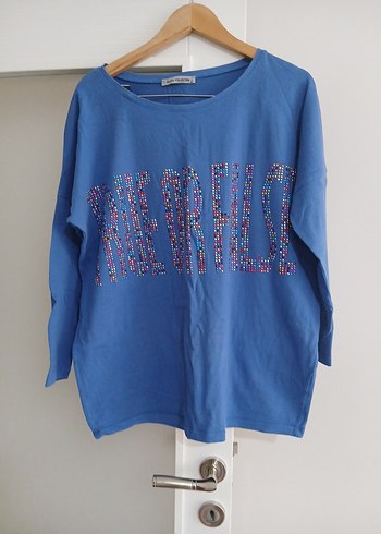 Mavi Payetli boy 70 en 58 cm - Görsel 3