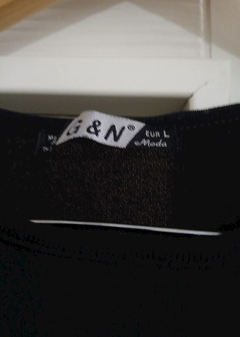 Parlak Taşlı Siyah Kadın Bluz boy 66 en 58 - Görsel 4