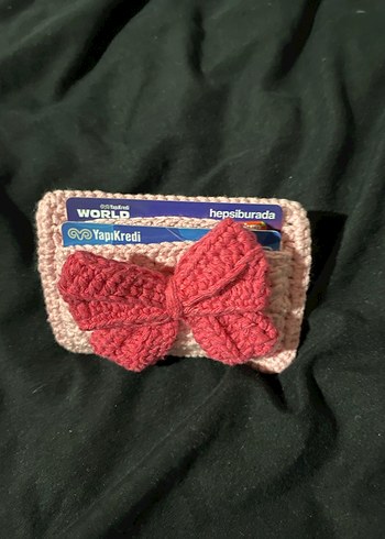 Hello Kitty Kurdele Örgü Kartlık
