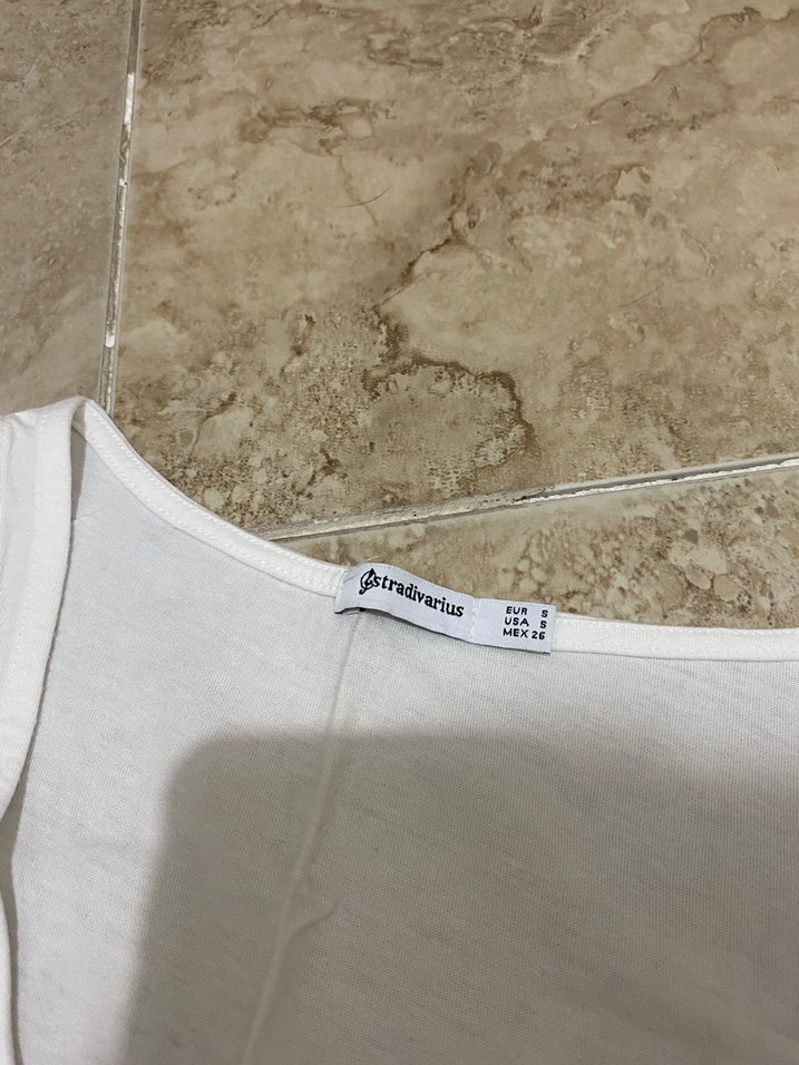 Beyaz Baskılı Kadın Atlet - Görsel 2