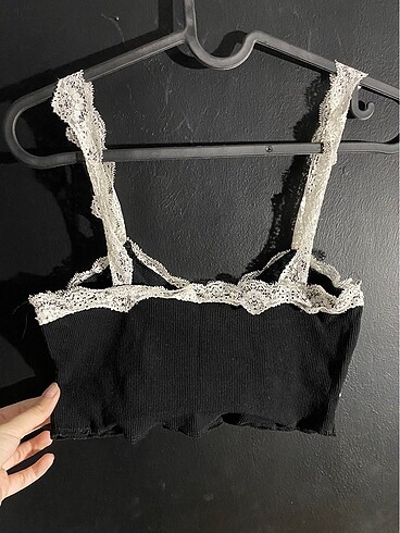 xs Beden Dantelli crop