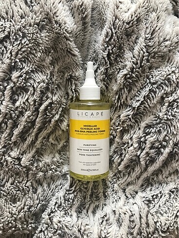 Licape aha - bha glikolik asit peeling tonik