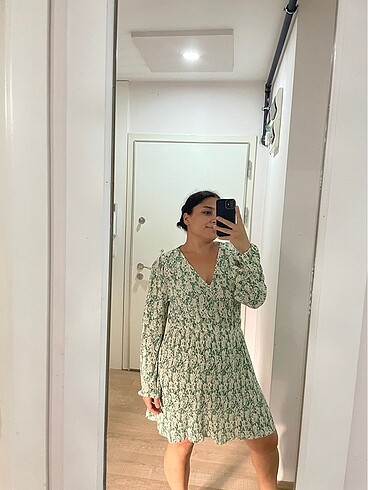 xl Beden MANGO KISA ELBİSE