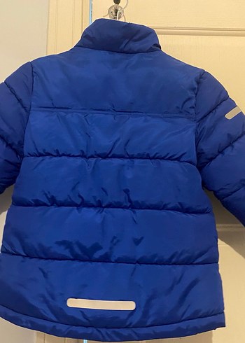 H&M Su Geçirmez Erkek Çocuk Lacivert Düğmeli Mont - Görsel 2