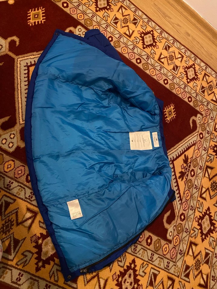 H&M Su Geçirmez Erkek Çocuk Lacivert Düğmeli Mont - Görsel 3