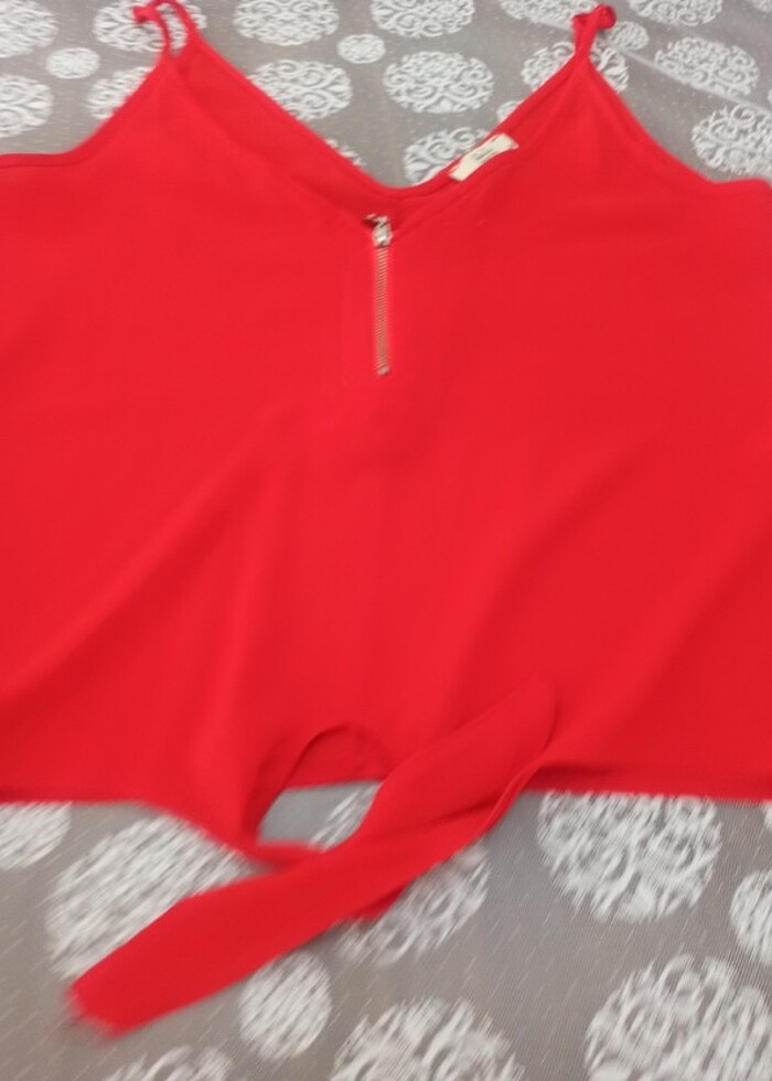 Askılı bayan bluz  - Görsel 2