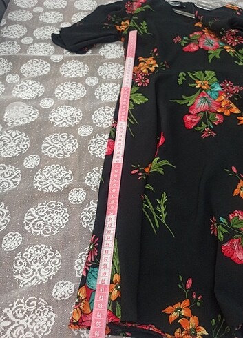 Bayan çiçekli elbise  - Görsel 8
