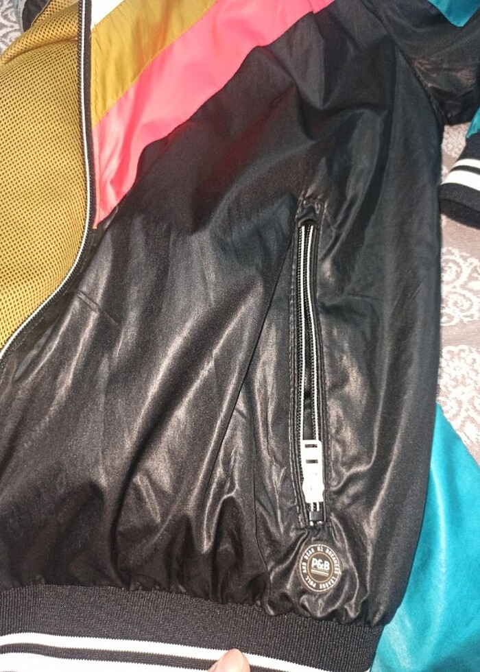 Pull bear marka bayan yağmurluk.  - Görsel 5