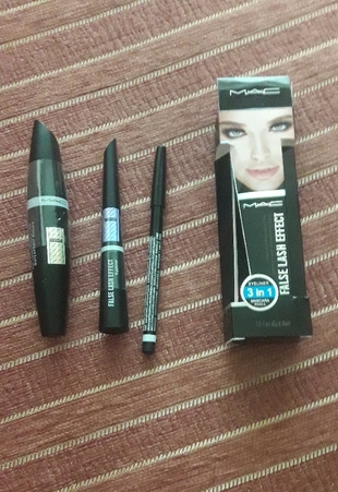 maskara eyeliner kalem set