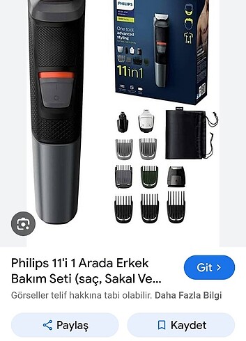 Philips sac ve sakal tıraş Makinesi 