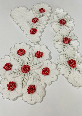 gelin bohçası lif seti - Görsel 2