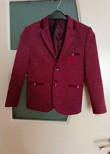 Bordo Erkek Çocuk Ceket