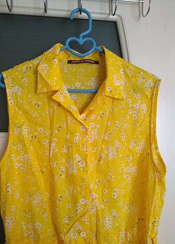 Yazlık gömlek elbise - Görsel 3