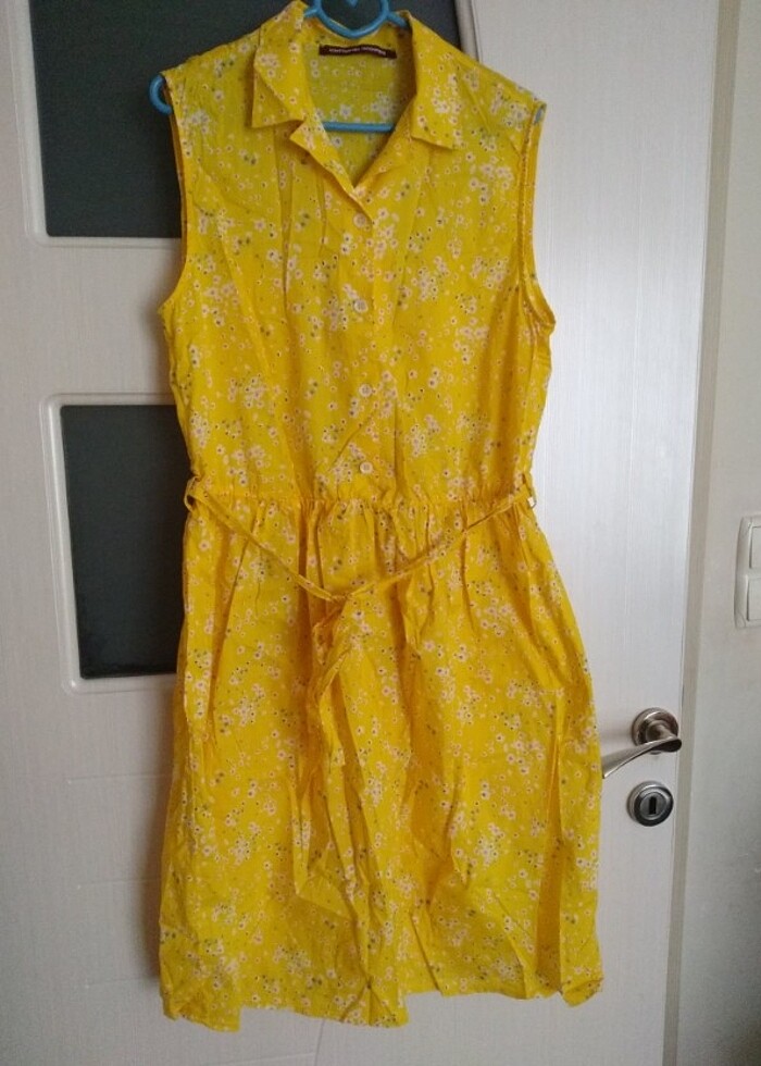 Yazlık gömlek elbise - Görsel 2