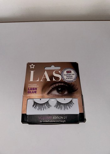 Bej Parlak Takma Kirpik ve Yapıştırıcı - Görsel 2