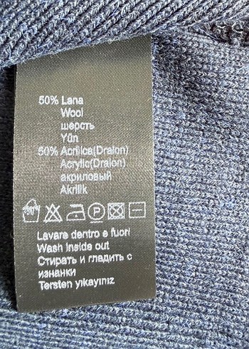 Formenti lacivert Yün Erkek Ceket Notch Yaka Düğmeli - Görsel 2