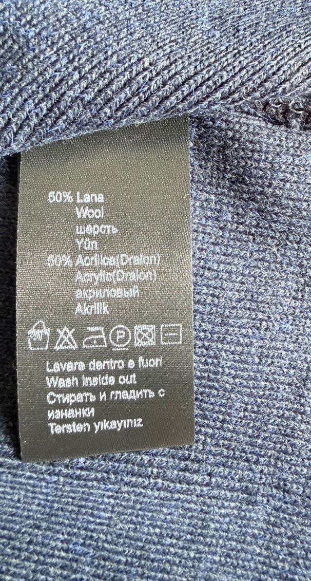 Formenti lacivert Yün Erkek Ceket Notch Yaka Düğmeli - Görsel 2