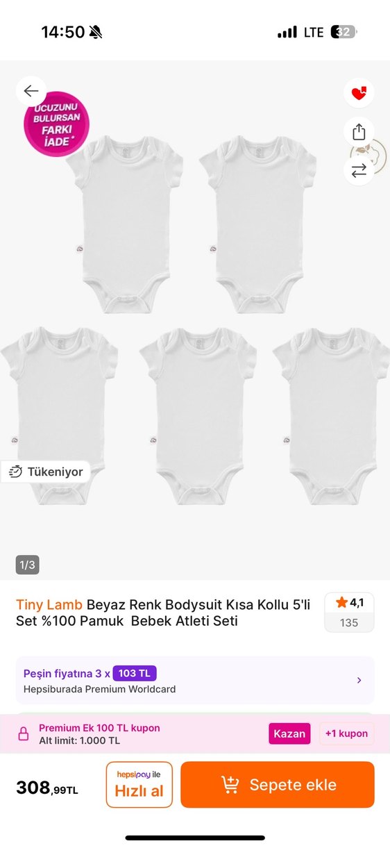 Bebek için Beyaz Kısa Kollu Pamuklu Body - Görsel 3