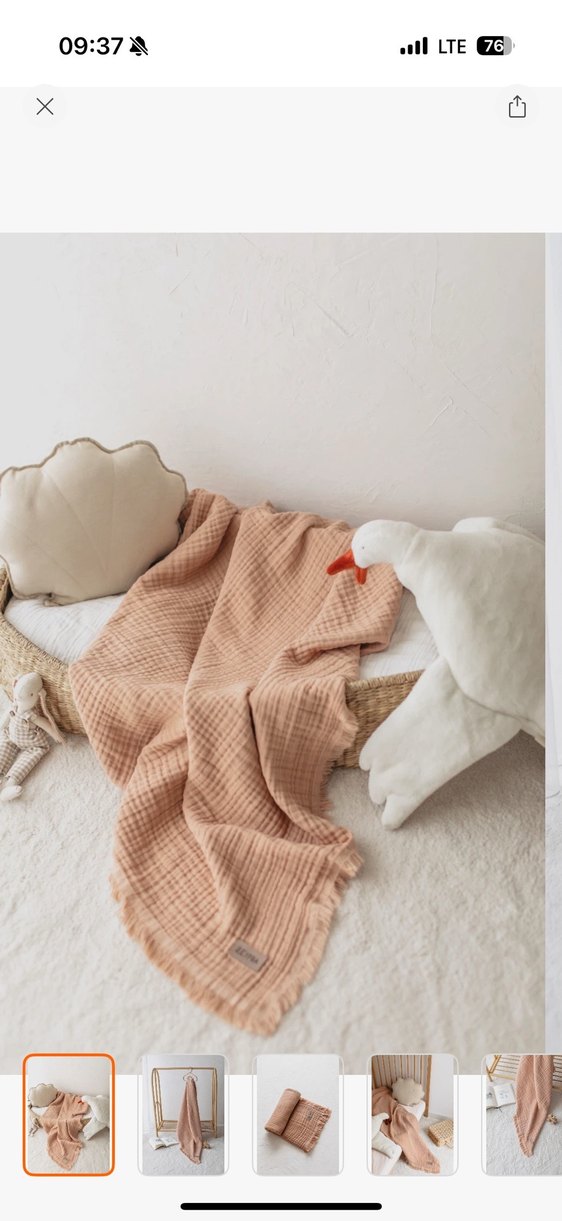 Üçlü müslin örtü  - Görsel 3