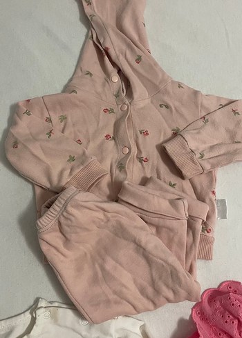 Uzun Kollu  Bebek Kız Kıyafet Seti - Görsel 4