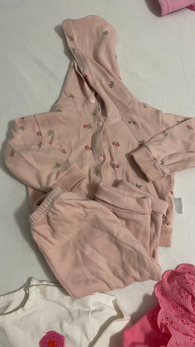 Uzun Kollu  Bebek Kız Kıyafet Seti - Görsel 4