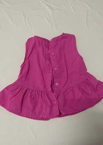 LC Waikiki Kolsuz Pembe Keten Kız Elbise