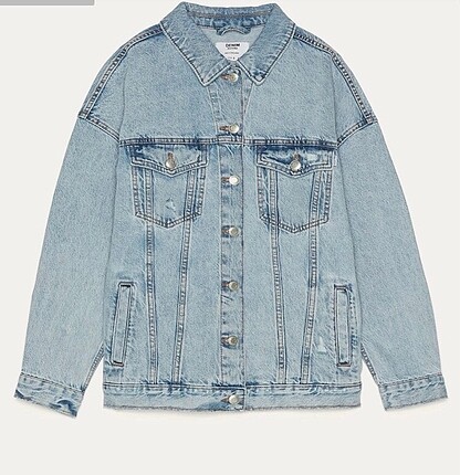 Bershka oversize jean ceket