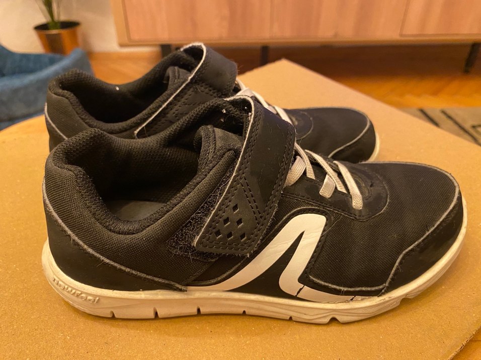 Cırt Cırtlı Siyah Erkek Çocuk Spor Ayakkabı - Görsel 4